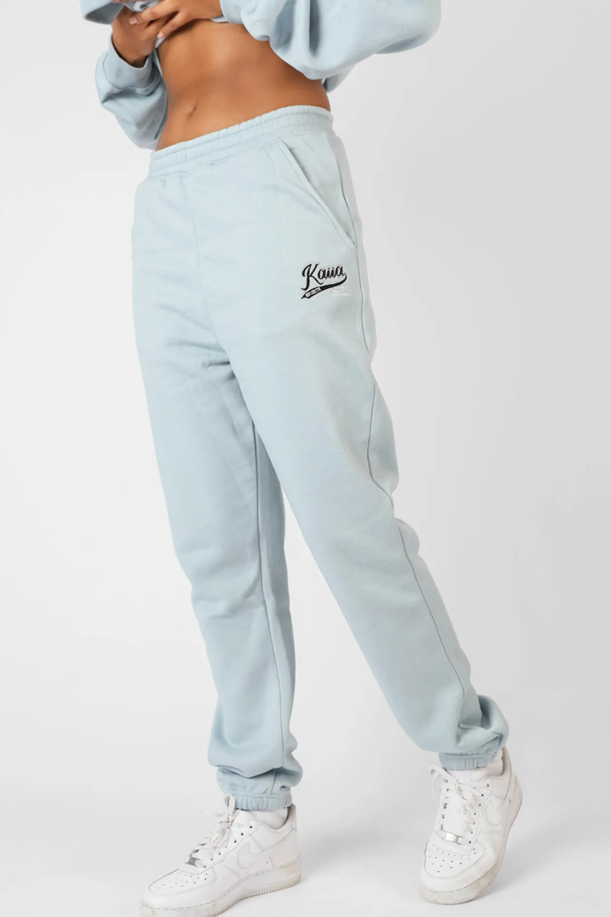Public Desire Varsity 90's Joggers Ice | Women Jogger & Leggings
