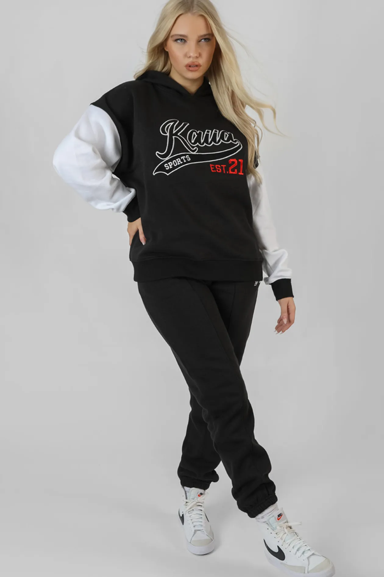 Public Desire Varsity Seam Front 90's Joggers | Women Jogger & Leggings