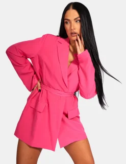 Public Desire Wrap Belt Blazer Dress | Women Tailoring