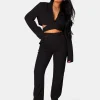 Public Desire Wrap Front Cropped Blazer | Women Outerwear & Jackets