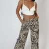 Public Desire Zebra Print Tailored Trousers | Women Tailoring