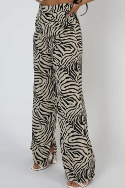 Public Desire Zebra Print Tailored Trousers | Women Tailoring