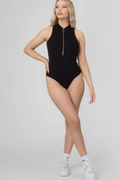 Public Desire Zip Front Racer Bodysuit | Women Bodysuits