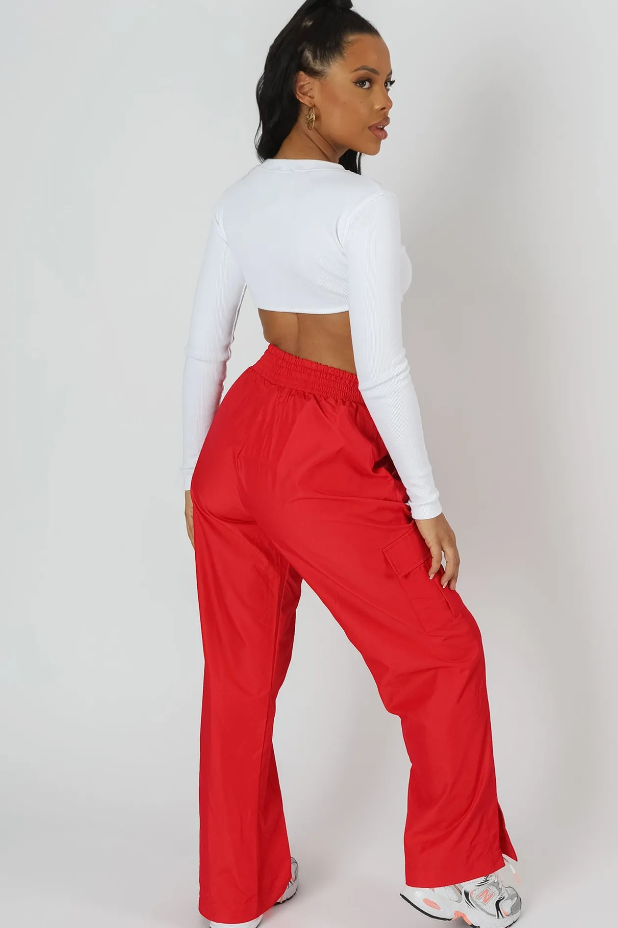 Public Desire Zip Through Underbust Ribbed Top | Women Tops