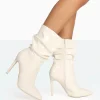Public Desire Zurich Patent Croc Stiletto Ankle Pointed Heeled Boots | Women Heeled Boots